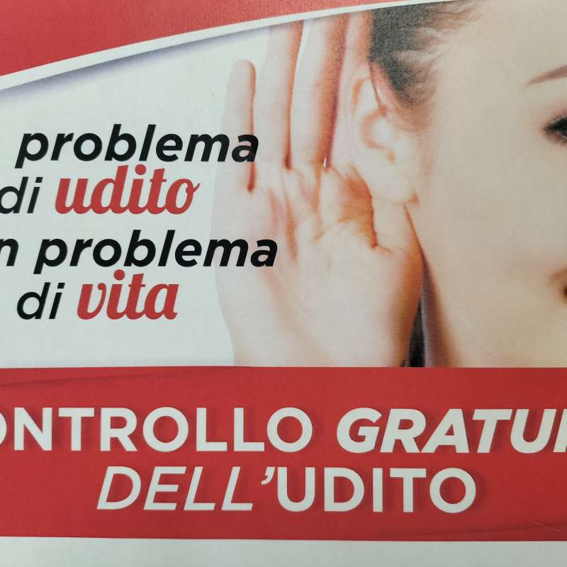 PROVA PER L' UDITO GRATUITA martedì 31 ottobre